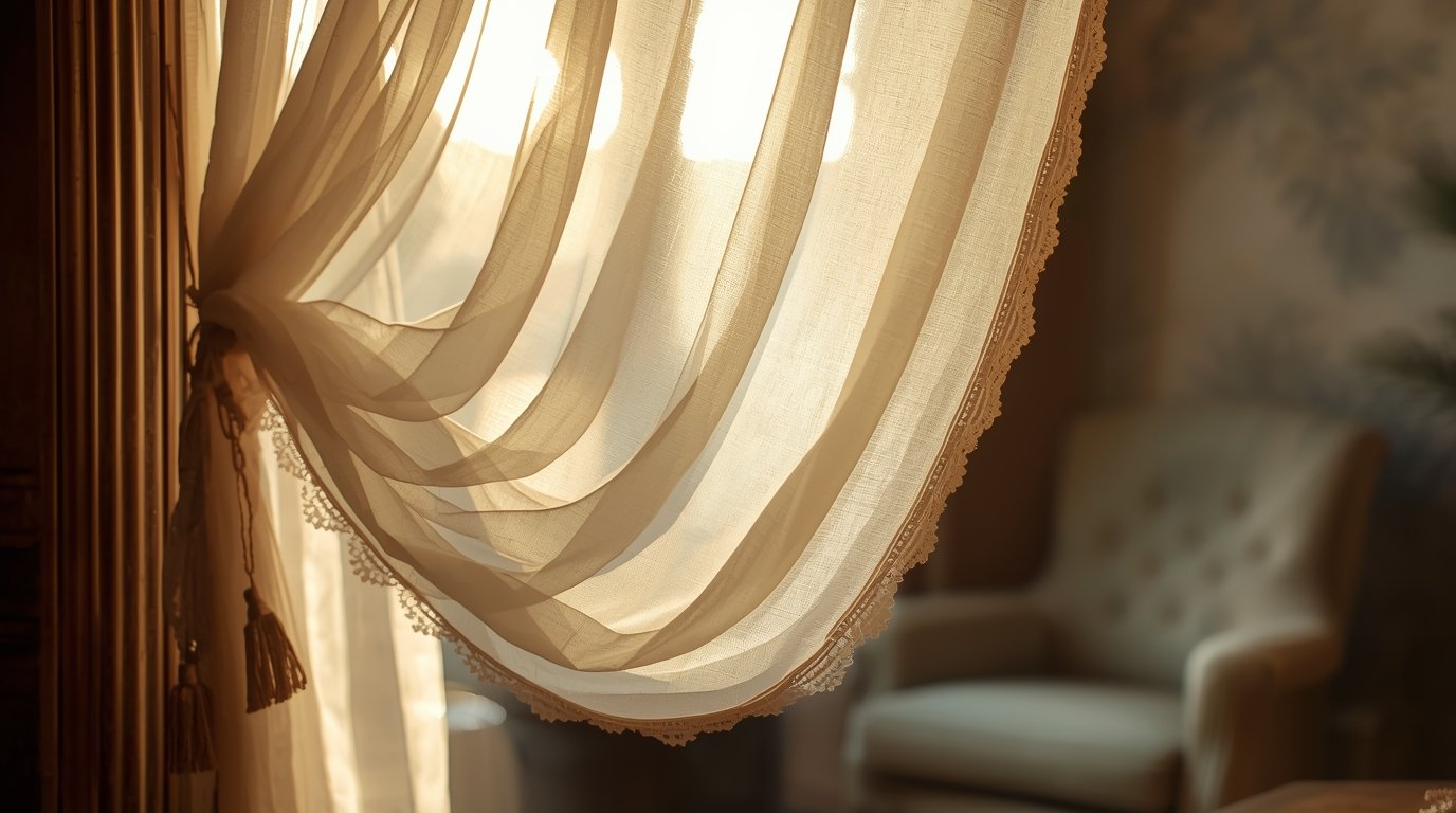 Elegante transparente gardiner